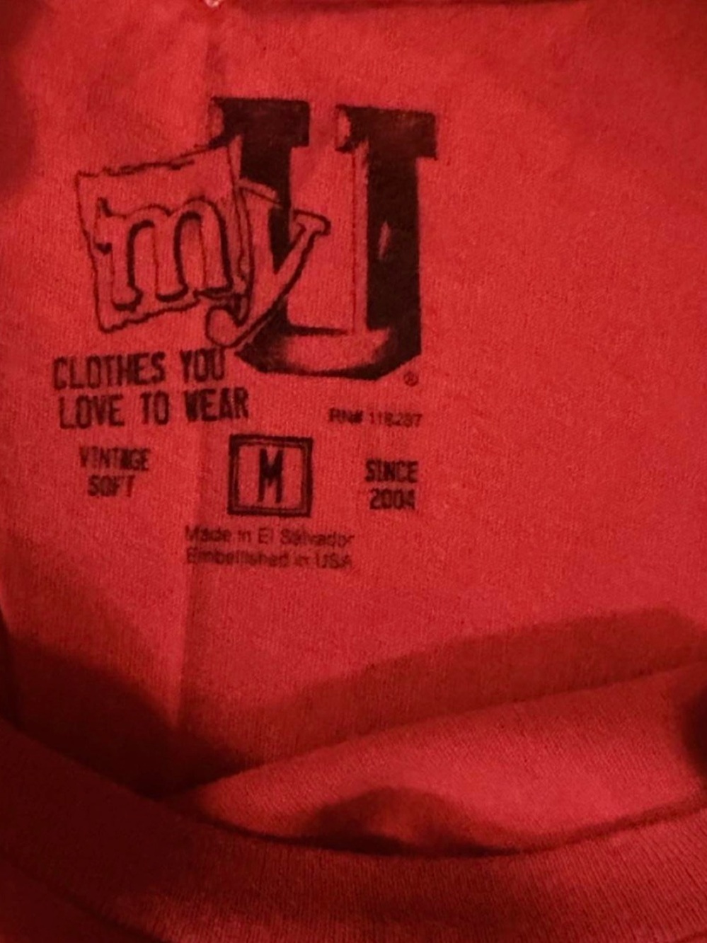 Red Razorbacks Graphic Tee Sz S - Picture 6 of 6